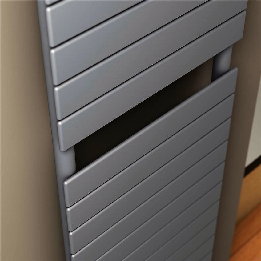 Tip 10H Decorative Towel Rail 500x1180 Anthracite - 3