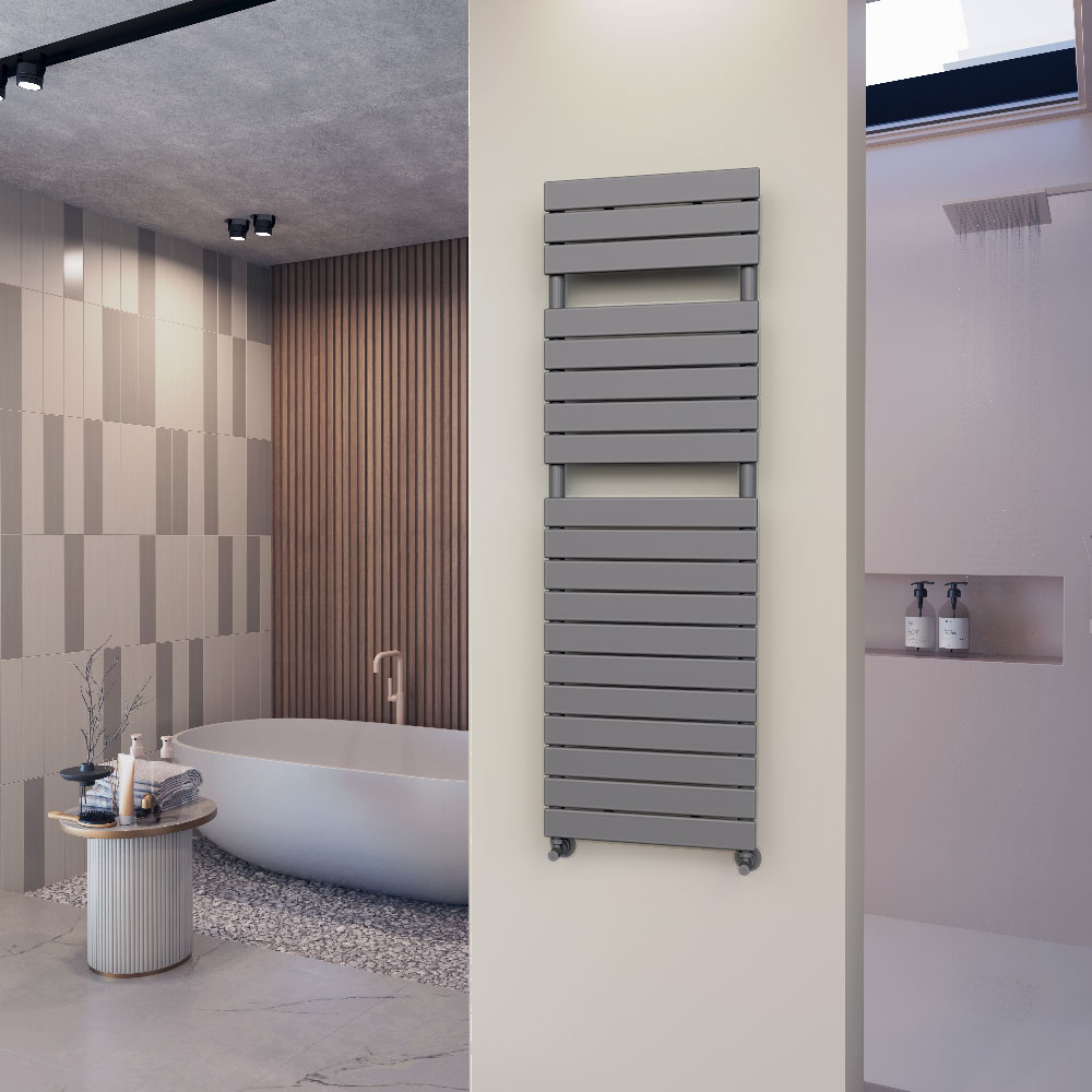 Tip 10H Decorative Towel Rail 500x1550 Anthracite - 4