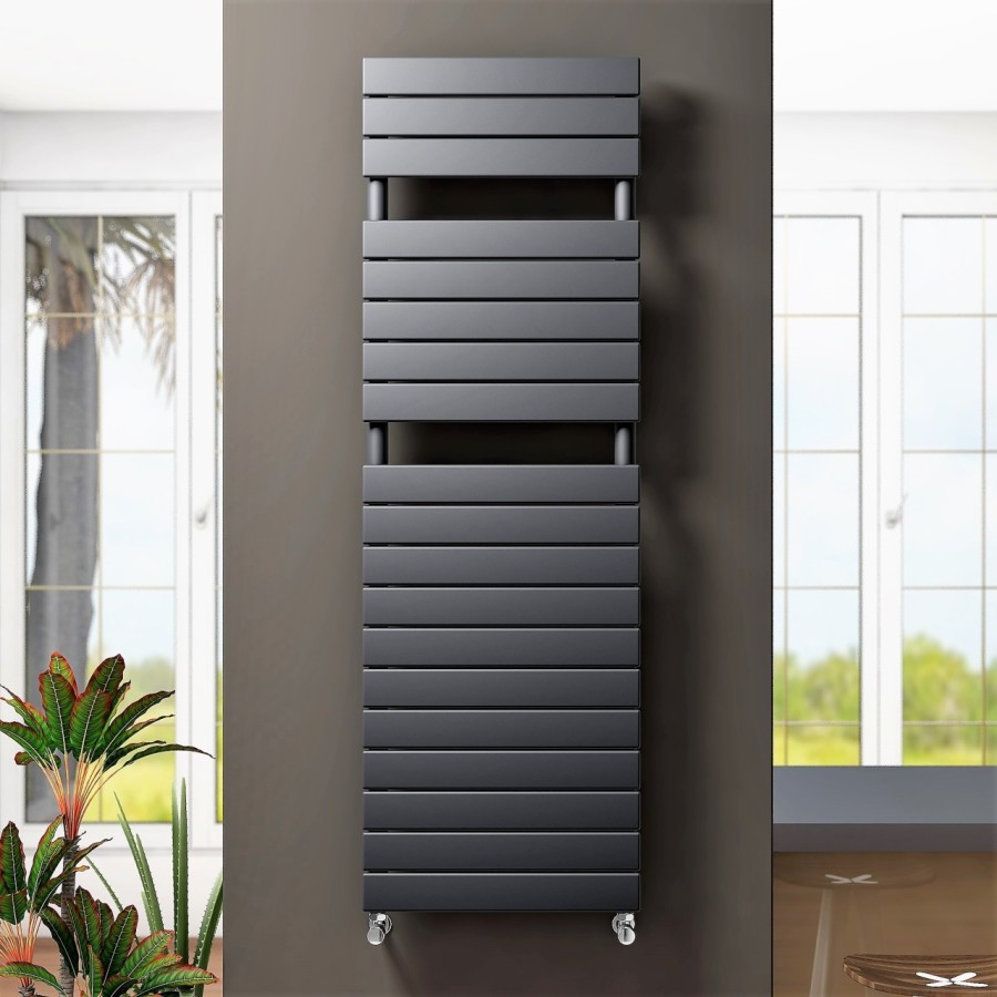 Tip 10H Decorative Towel Rail 500x1550 Anthracite - 2