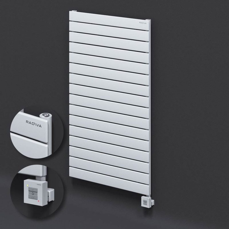 Type 10H Electric Steel Decorative Radiator 1180x700 White (KTX1 Thermostat) 1000W 