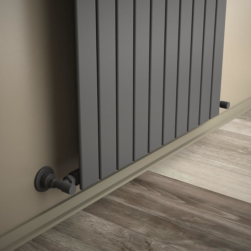 Type 10V Decorative Radiator 1800x736 Anthracite - 1