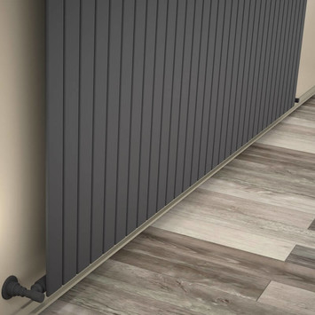 Type 10V Decorative Radiator 400x2438 Anthracite