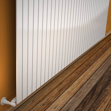 Type 10V Decorative Radiator 400x2512 White - 1