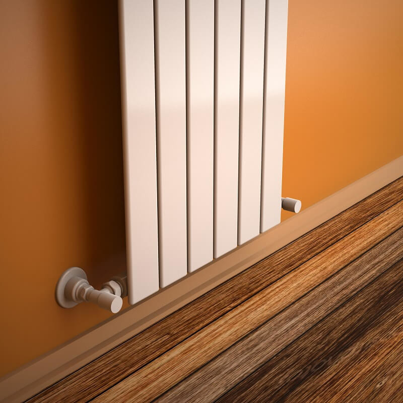 Type 10V Decorative Radiator 400x440 White - 1