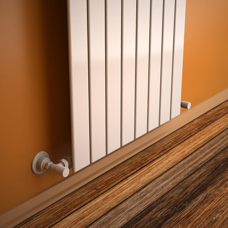 Type 10V Decorative Radiator 400x588 White - 1