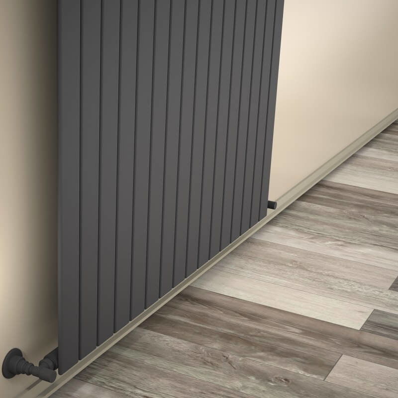 Type 10V Decorative Radiator 500x1180 Anthracite - 1