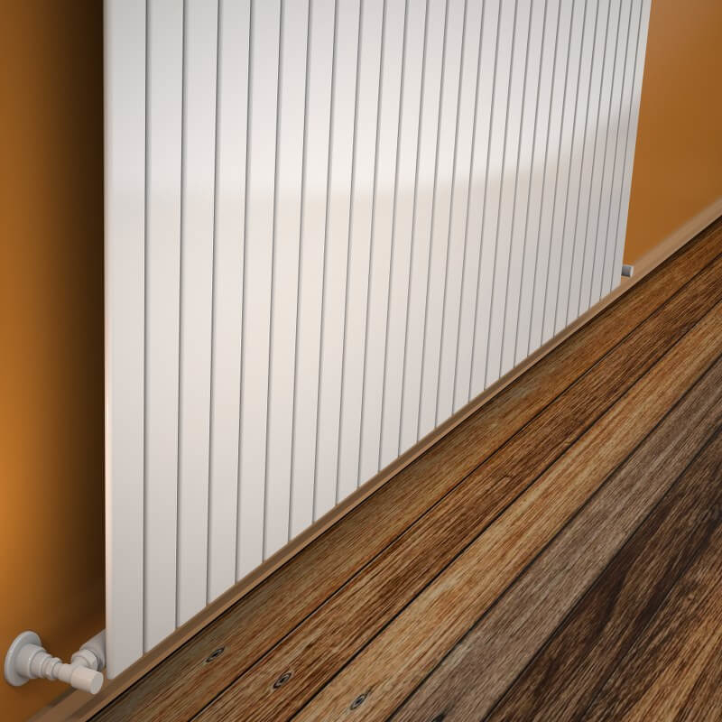 Type 10V Decorative Radiator 500x1994 White 