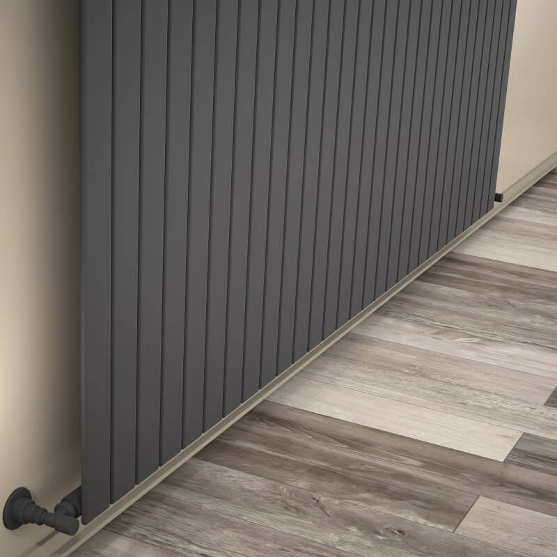 Type 10V Decorative Radiator 600x2142 Anthracite 