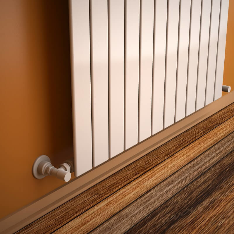 Type 10V Decorative Radiator 600x884 White - 1
