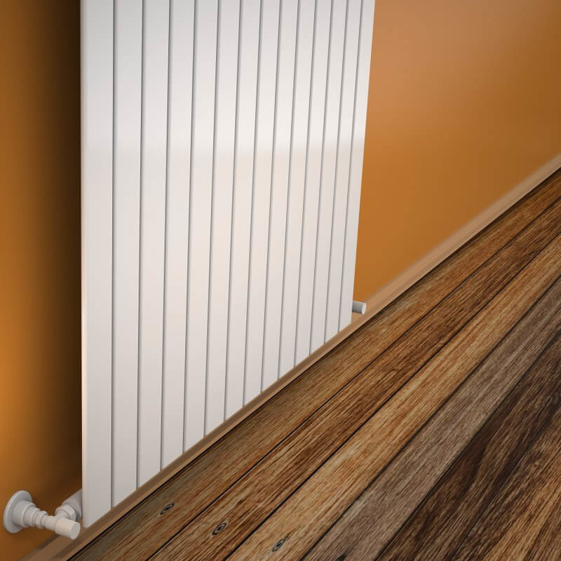 Type 10V Decorative Radiator 900x1032 White - 1