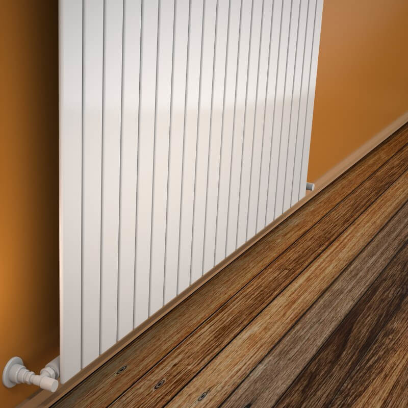 Type 10V Decorative Radiator 900x1476 White - 1