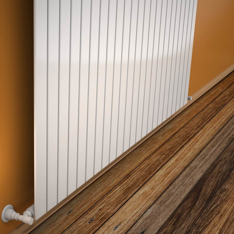 Type 10V Decorative Radiator 900x1698 White 