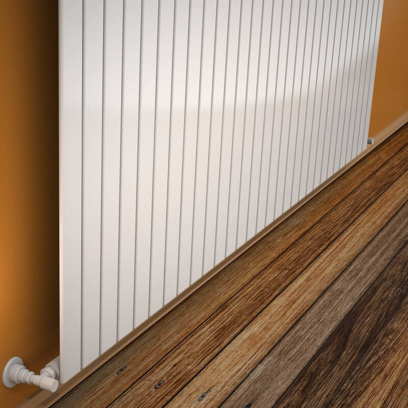 Type 10V Decorative Radiator 900x2216 White 