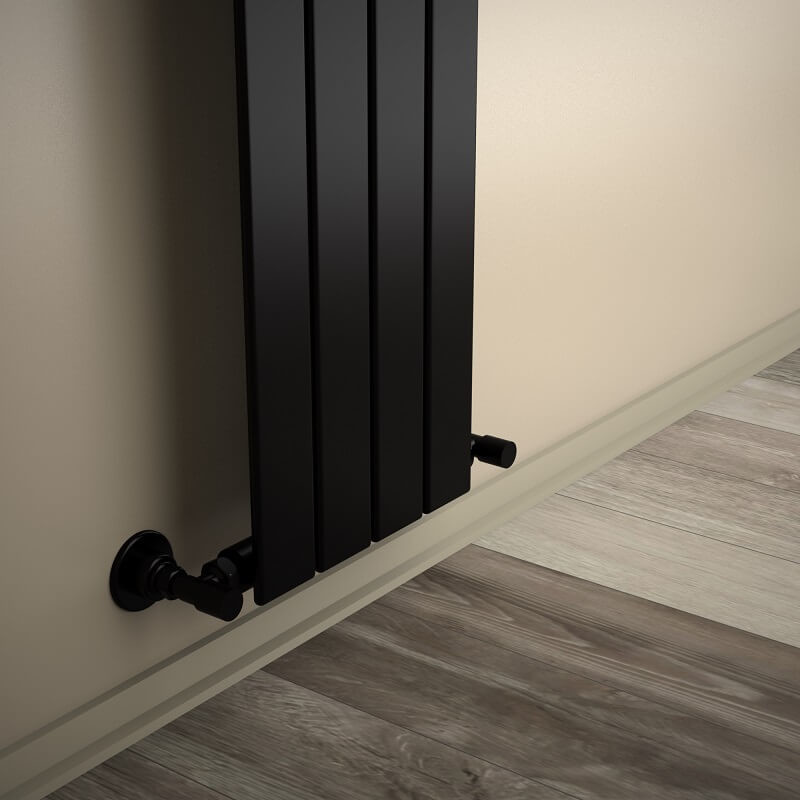 Type 10V Radiateur Décoratif 1800x292 Noir mat - 1
