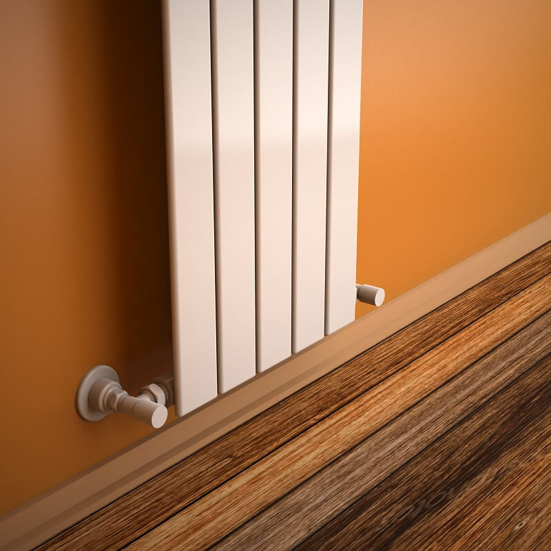 Type 10V Radiateur Décoratif 1800x366 Blanc 