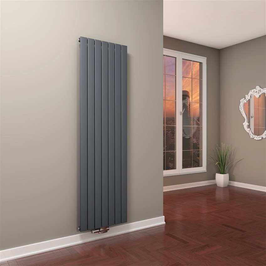 Type 10V Radiateur Décoratif 1800x514 Anthracite (Vertical Radiator) - 4