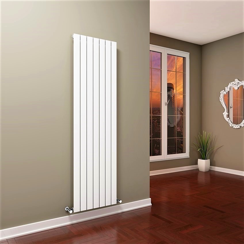 Type 10V Radiateur Décoratif 1800x514 Blanc (Vertical Radiator) - 1
