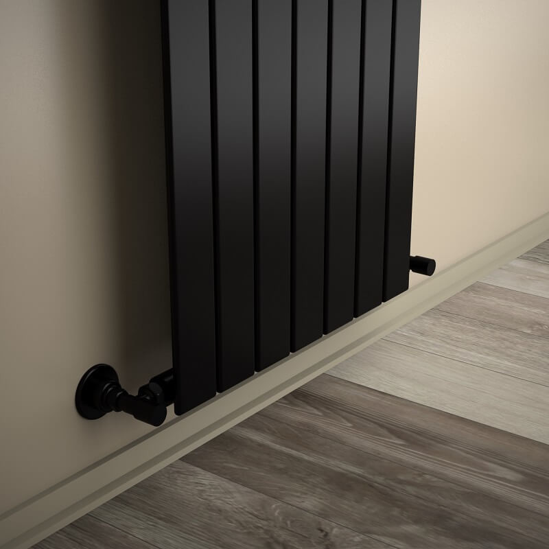 Type 10V Radiateur Décoratif 1800x514 Noir mat - 1