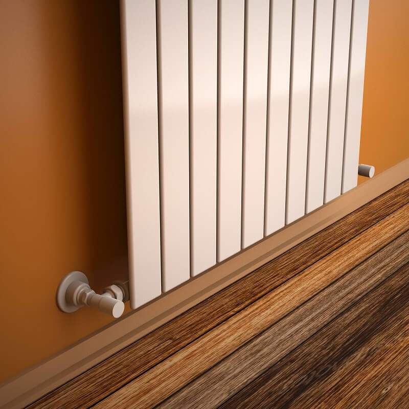 Type 10V Radiateur Décoratif 1800x736 Blanc