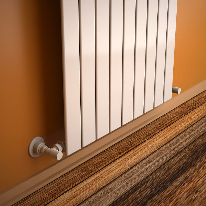 Type 10V Radiateur Décoratif 2200x662 Blanc 