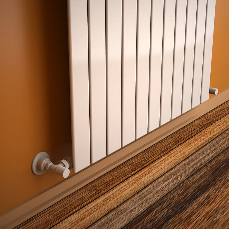 Type 10V Radiateur Décoratif 2200x810 Blanc - 1