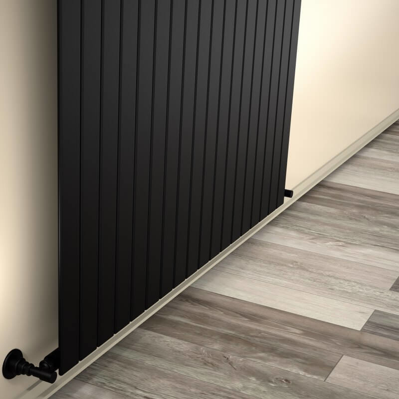 Type 10V Radiateur Décoratif 400x1328 Noir mat