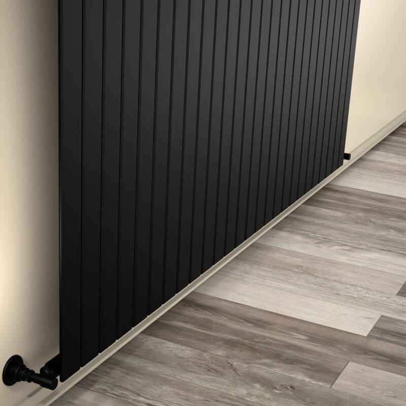 Type 10V Radiateur Décoratif 400x1920 Noir mat