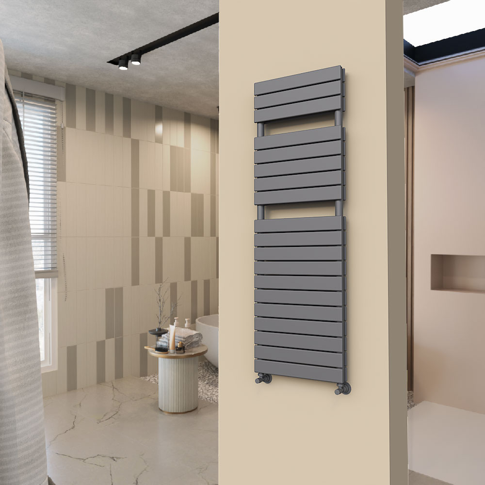 Tip 20H Decorative Towel Rail 500x1550 Anthracite - 4