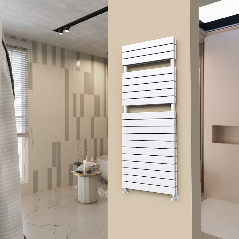 Tip 20H Decorative Towel Rail 600x1550 White - 4