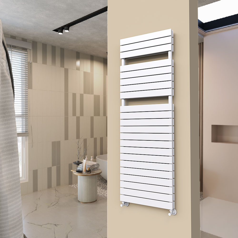 Tip 20H Decorative Towel Rail 600x1772 White - 4