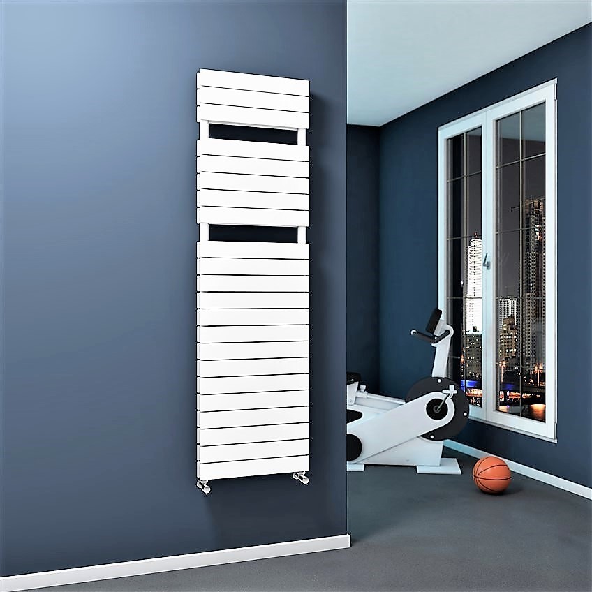 Tip 20H Decorative Towel Rail 600x1772 White - 1