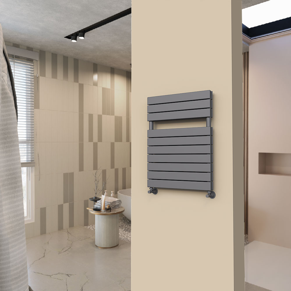 Tip 20H Decorative Towel Rail 600x810 Anthracite - 2