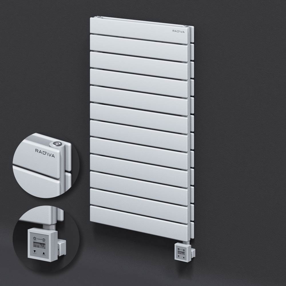 Type 20H Electric Steel Decorative Radiator 884x500 White (KTX3 Thermostat) 1000W - 1