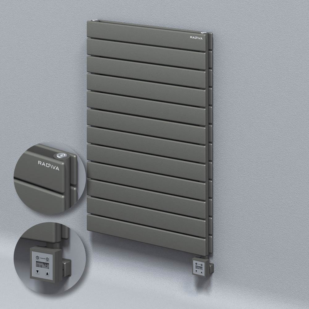 Type 20H Electric Steel Decorative Radiator 884x600 Anthracite (KTX3 Thermostat) 1000W - 1