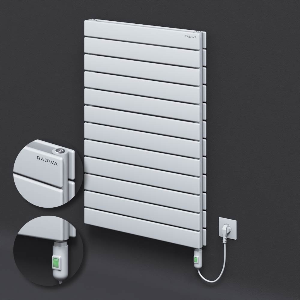Type 20H Electric Steel Decorative Radiator 884x600 White (On/Off Button) 900W - 1
