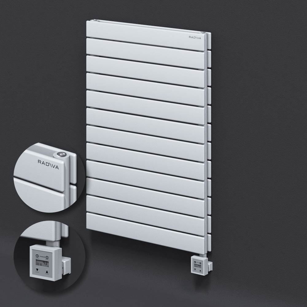 Type 20H Electric Steel Radiateur Décoratif 884x600 Blanc (KTX3 Thermostat) 1000W - 1
