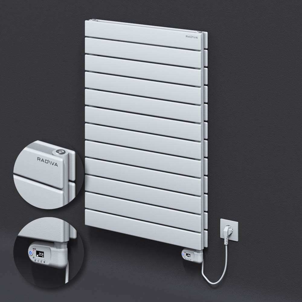 Type 20H Electric Steel Radiateur Décoratif 884x600 Blanc (Thesis Thermostat) 900W - 1