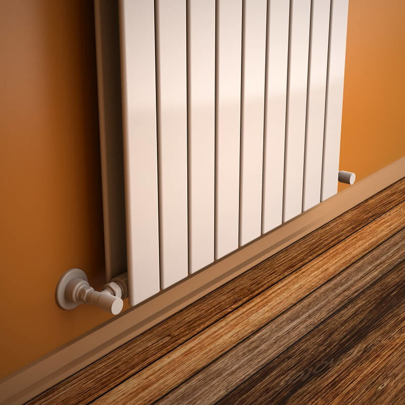 Type 20V Decorative Radiator 1600x662 White 