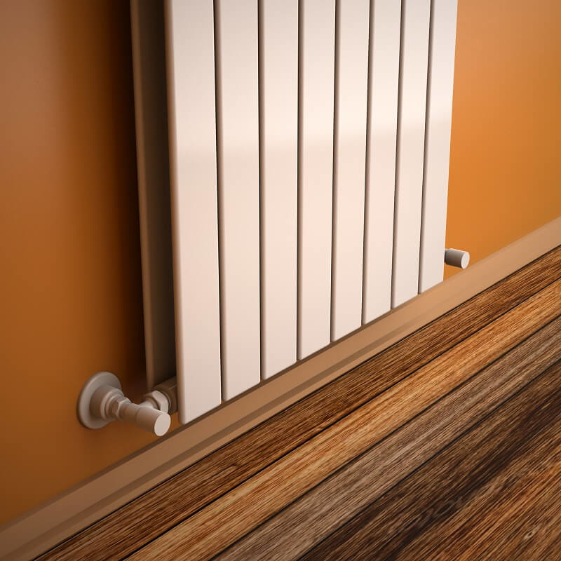Type 20V Decorative Radiator 2100x588 White 