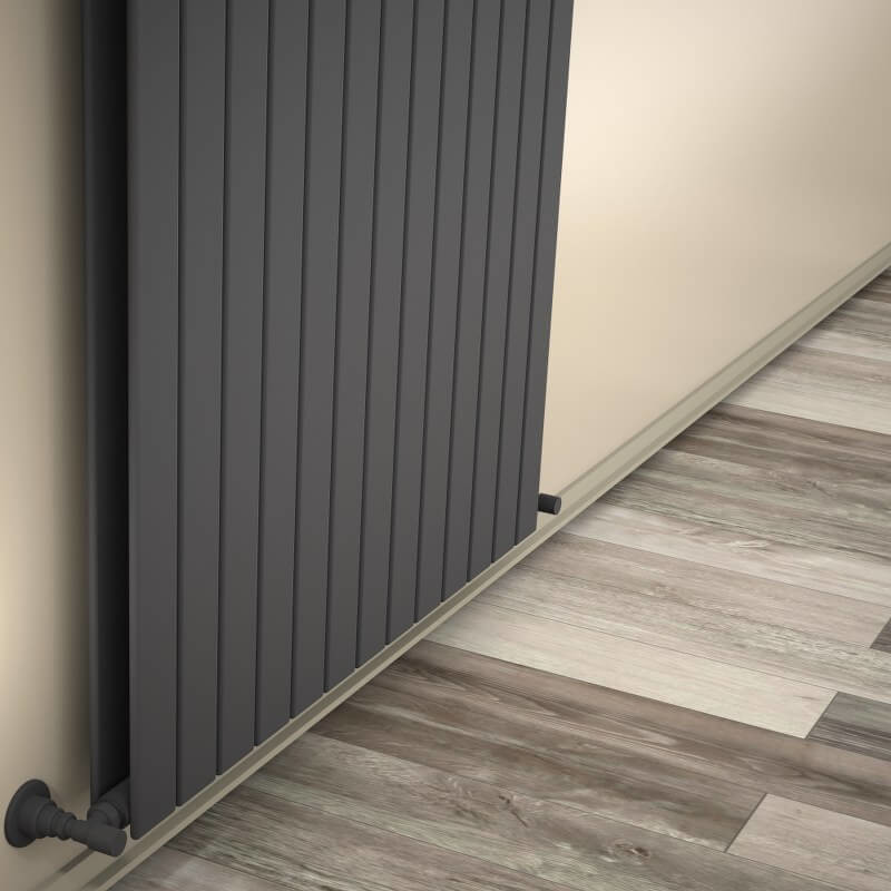 Type 20V Decorative Radiator 400x958 Anthracite - 1