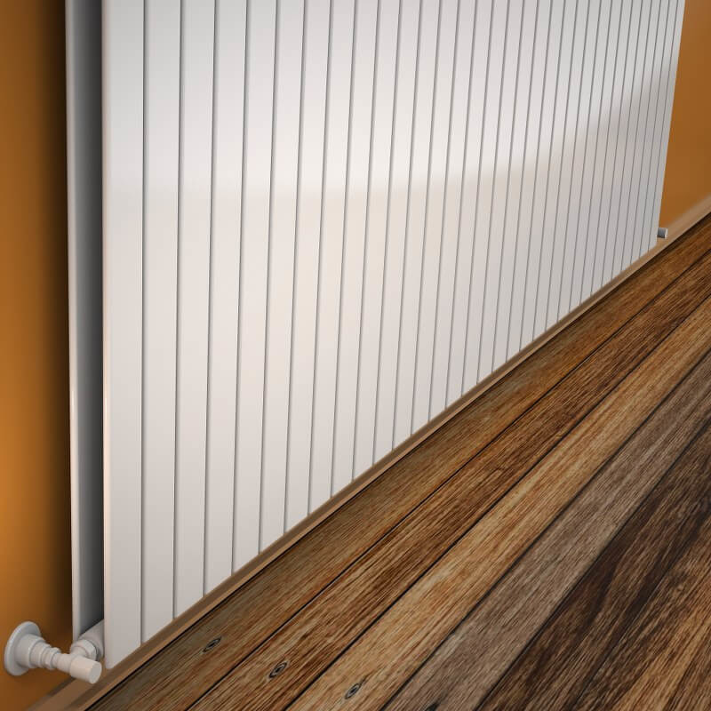 Type 20V Decorative Radiator 900x2364 White - 1