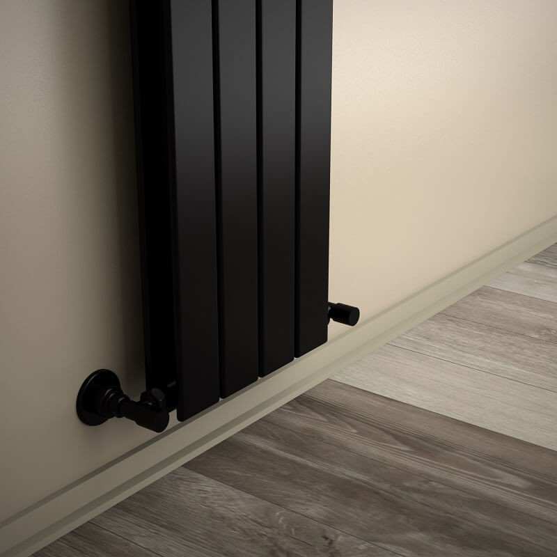 Type 20V Radiateur Décoratif 1200x292 Noir mat - 1
