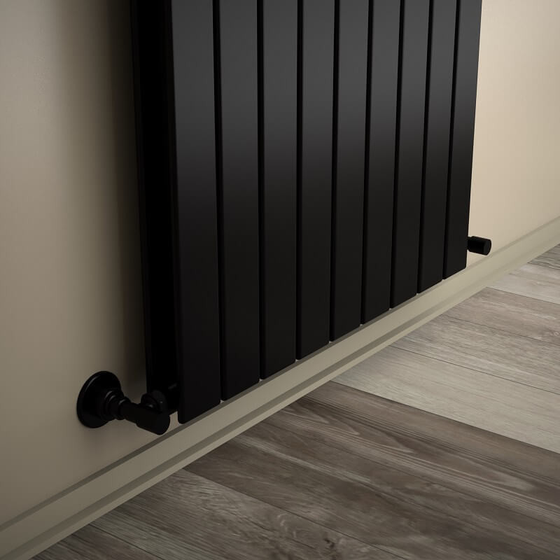 Type 20V Radiateur Décoratif 2200x662 Noir mat - 1