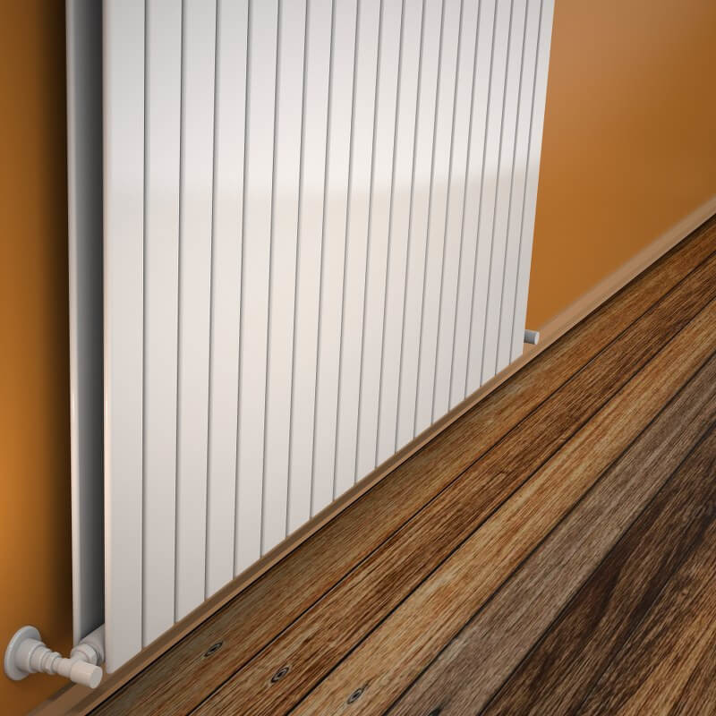 Type 20V Radiateur Décoratif 400x1402 Blanc - 1