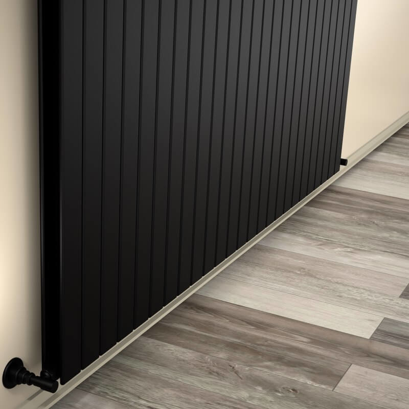 Type 20V Radiateur Décoratif 400x1846 Noir mat
