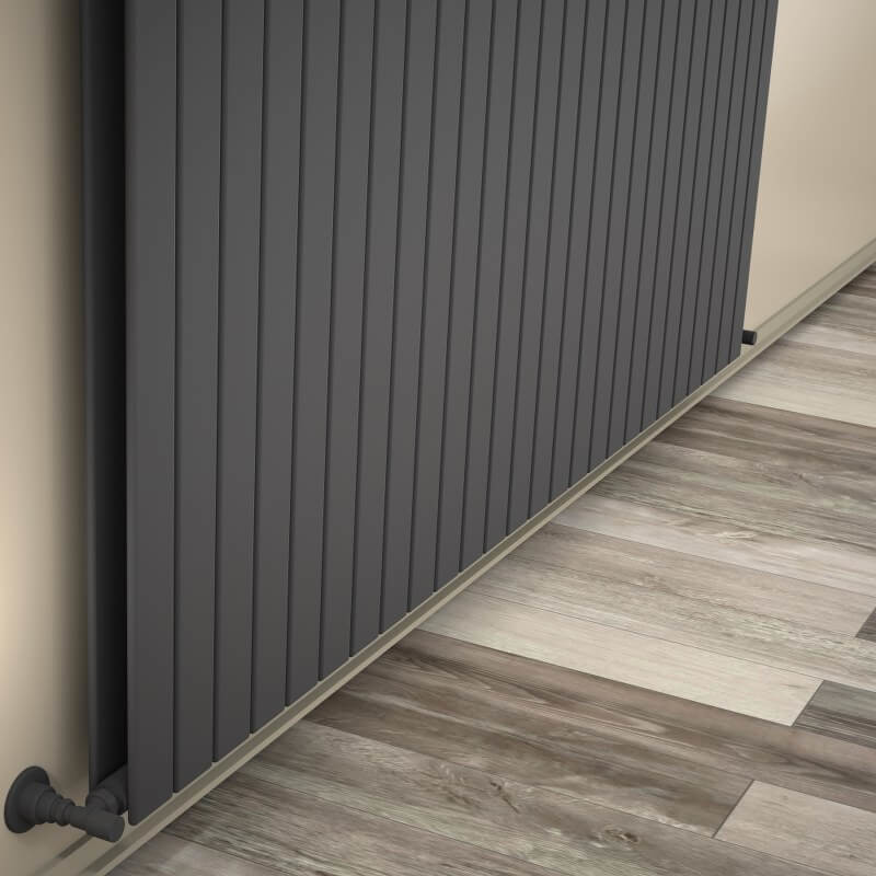 Type 20V Radiateur Décoratif 400x1920 Anthracite - 1