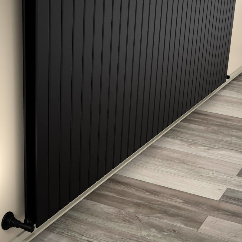Type 20V Radiateur Décoratif 400x2438 Noir mat