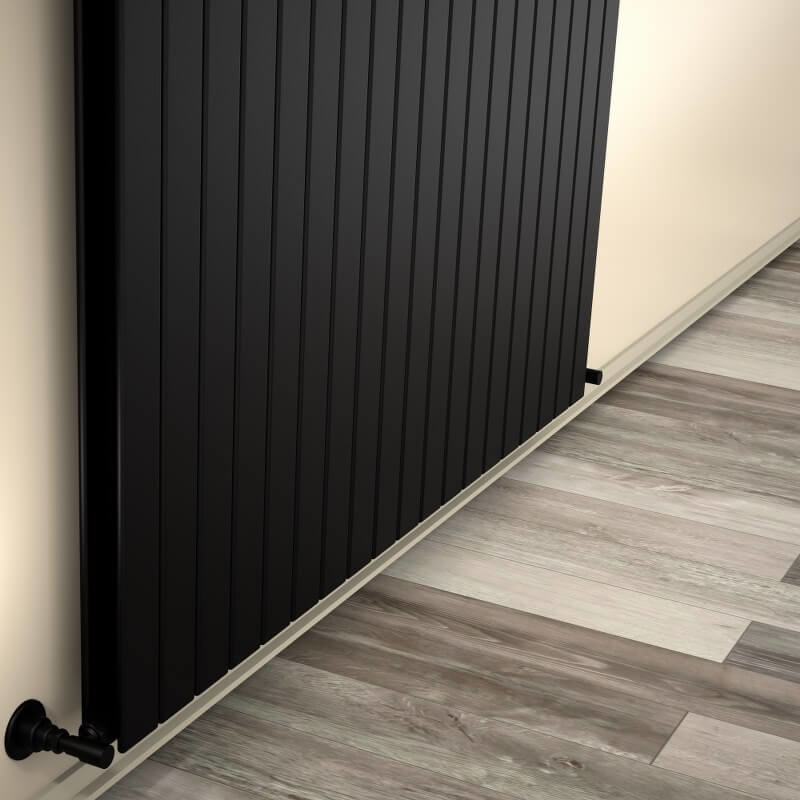 Type 20V Radiateur Décoratif 500x1402 Noir mat