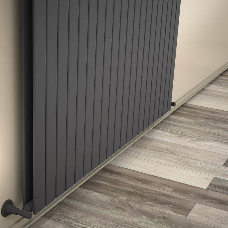 Type 20V Radiateur Décoratif 500x1476 Anthracite - 1