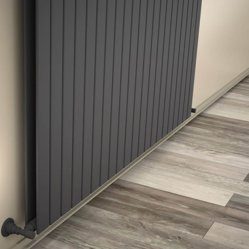 Type 20V Radiateur Décoratif 500x1550 Anthracite - 1